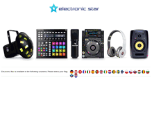 Tablet Screenshot of electronic-star.com